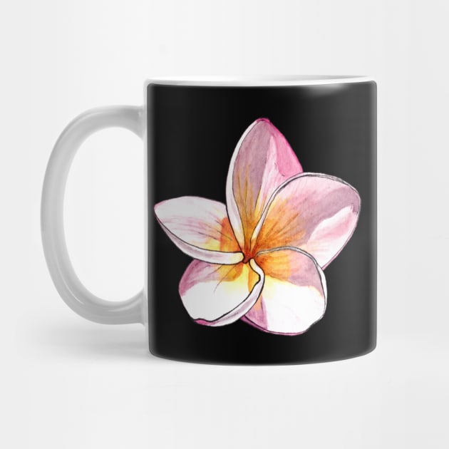 Plumeria Frangipani by AquarellChill